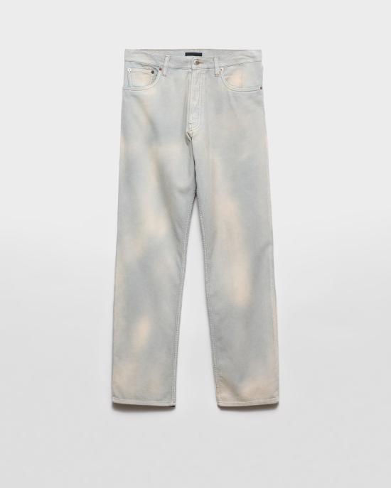 25FW 프라다 데님 팬츠 GEP358166EF0V3N S 231 Light blue
