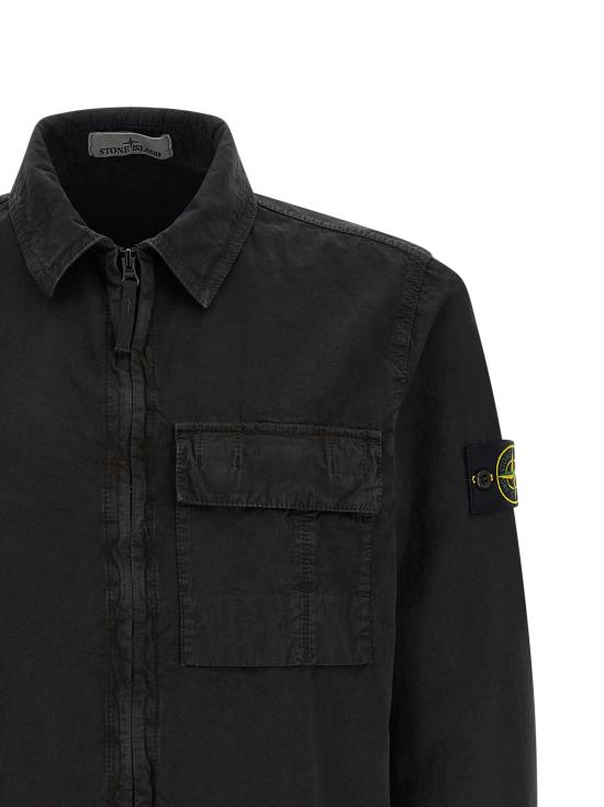 26SS 스톤 아일랜드 긴팔 셔츠 L1S151200008S00WNV0129 Black - STONE ISLAND