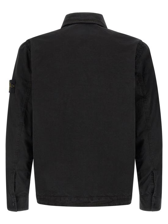 26SS 스톤 아일랜드 긴팔 셔츠 L1S151200008S00WNV0129 Black - STONE ISLAND