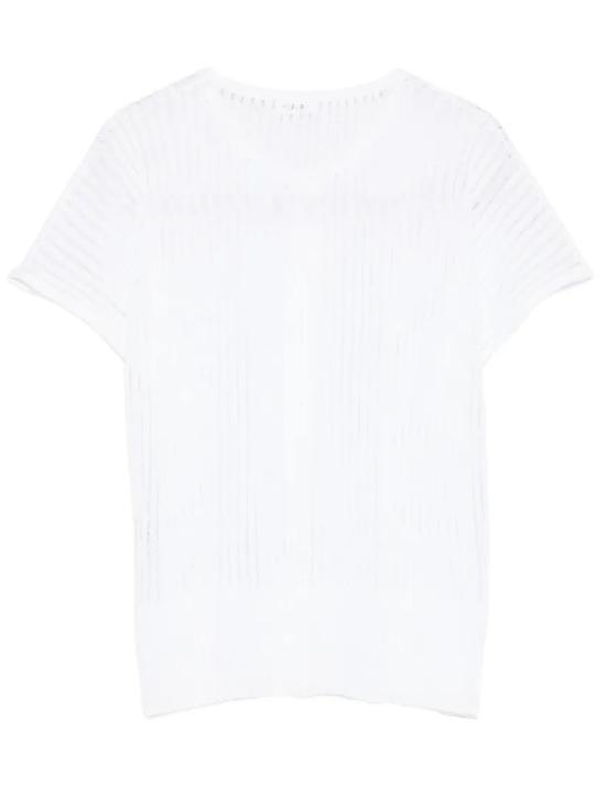 26SS 로베르토 콜리나 반팔 티셔츠 261FXA37042 01 White - ROBERTO COLLINA