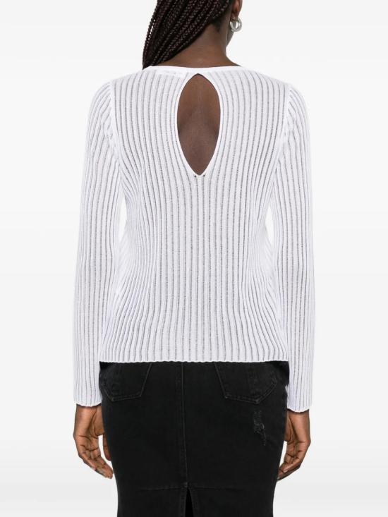 26SS 로베르토 콜리나 스웨터 261FXA37001 White - ROBERTO COLLINA