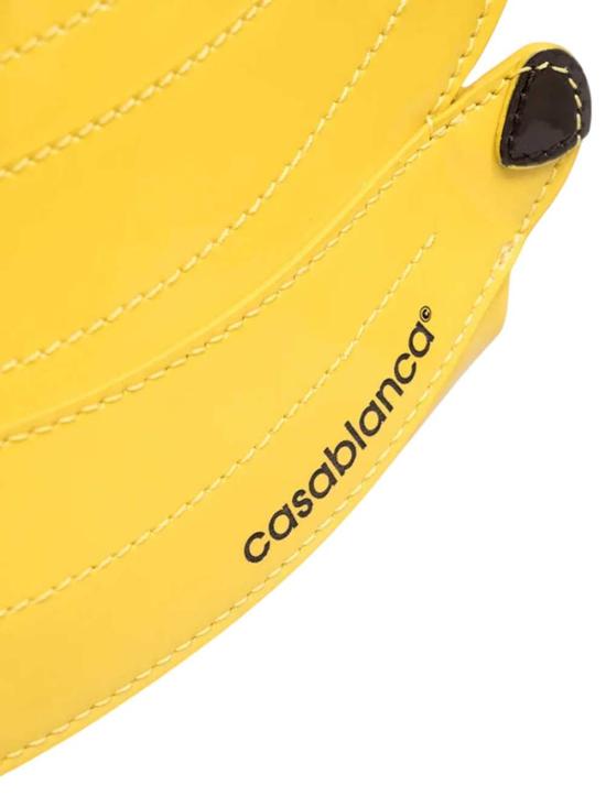 26SS 카사블랑카 숄더백 ASS26BAG18301 LEATHER YELLOW - CASABLANCA