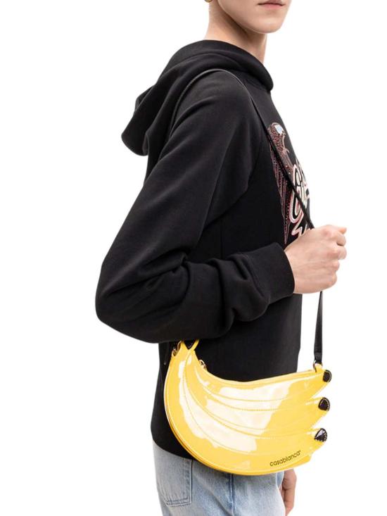 26SS 카사블랑카 숄더백 ASS26BAG18301 LEATHER YELLOW - CASABLANCA