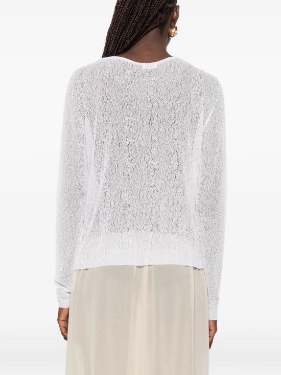 26SS 로베르토 콜리나 스웨터 261FXA34010 White - ROBERTO COLLINA