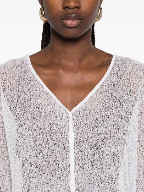 26SS 로베르토 콜리나 스웨터 261FXA34010 White - ROBERTO COLLINA