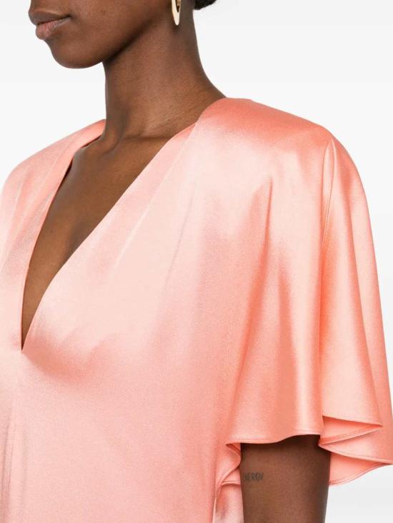 26SS 스텔라 맥카트니 미디 원피스 6A06573FU3026603 PEONY - STELLA MCCARTNEY
