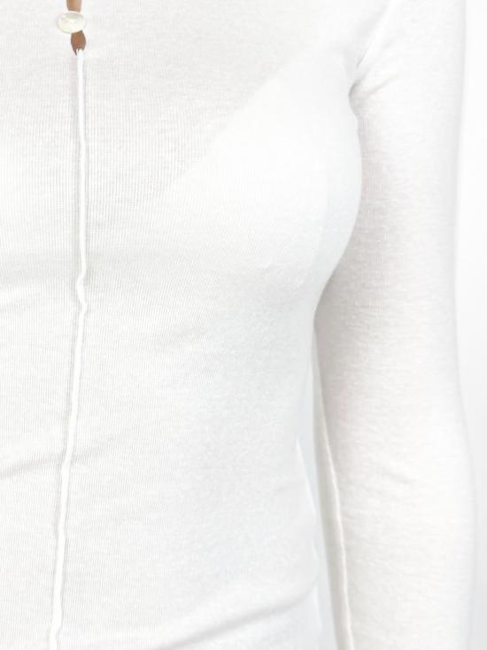 26SS 엘레 긴팔 티셔츠 SS260264 BIANCO - ELEH