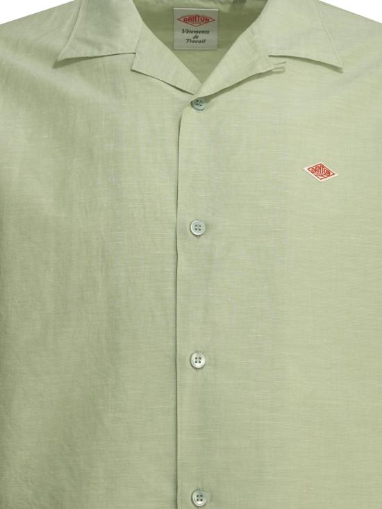 26SS 단톤 반팔 셔츠 DTB0436VCLLTGREEN - DANTON
