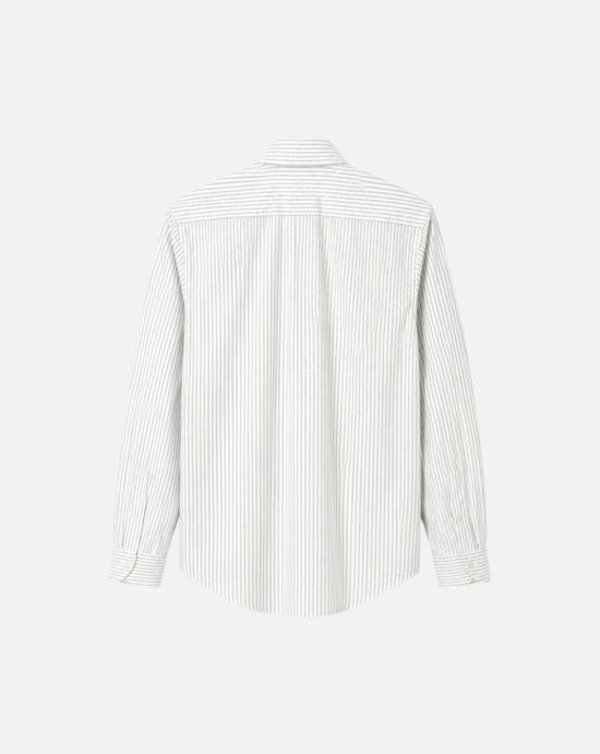 26SS 싸쿠스 긴팔 셔츠 ACT558ML 21658 004 White green - XACUS