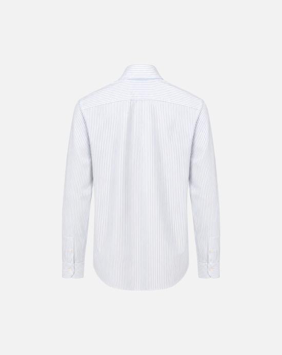 26SS 싸쿠스 긴팔 셔츠 ACT558ML 21658 001 White blue - XACUS