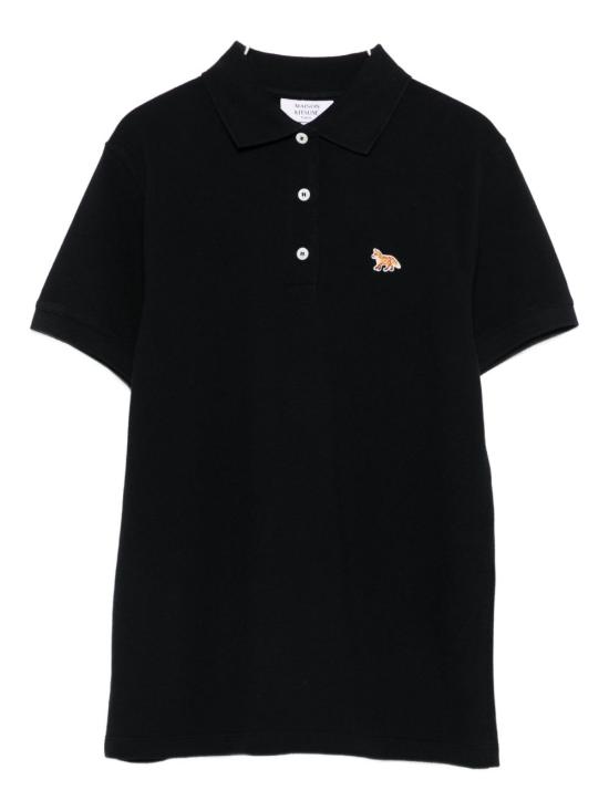 26SS 메종키츠네 베이비폭스 오버사이즈 폴로 티셔츠 OW00207KP0001P199 BLACK DOM