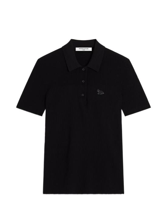 26SS 메종키츠네 폴로 티셔츠 QW00202KT1193P199 BLACK DOM