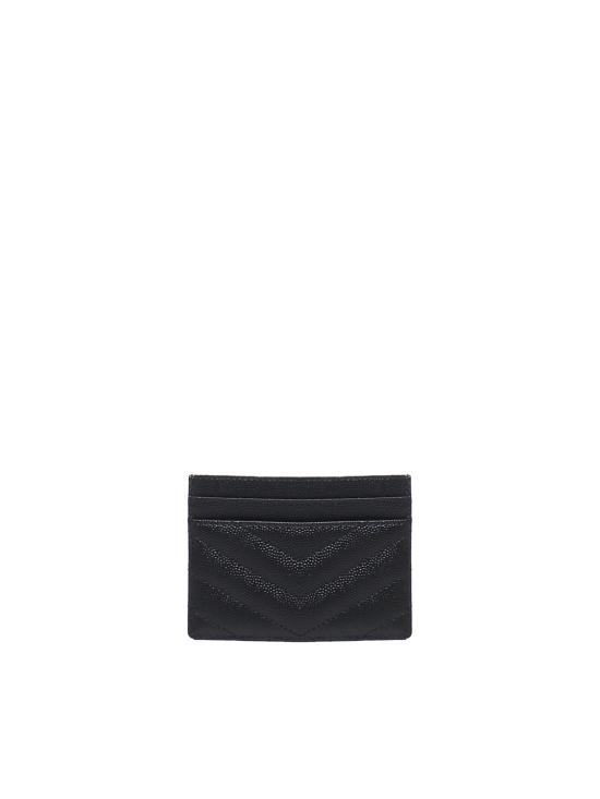 26SS 생로랑 카산드라 마틀라세 카드 케이스 423291 BOW011000 BLACK - SAINT LAURENT