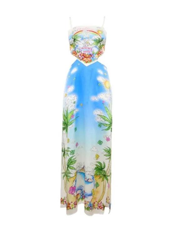 26SS 카사블랑카 롱 원피스 WSS26DR20401 BETTER DAYS