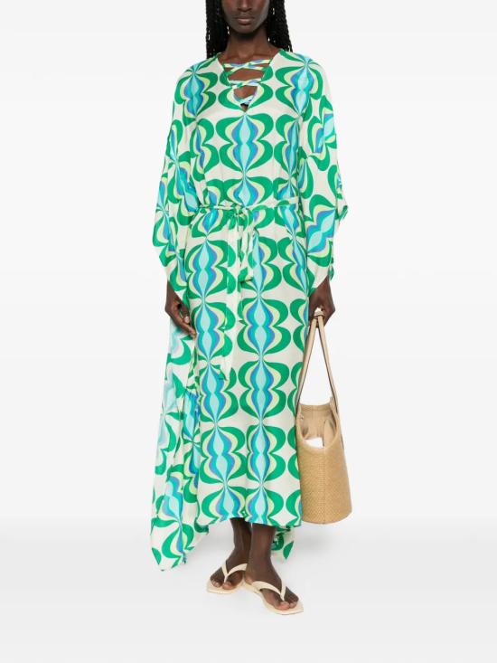 26SS 선드레스 롱 원피스 R26007LAVANDELULLAHPRINT Green - SUNDRESS