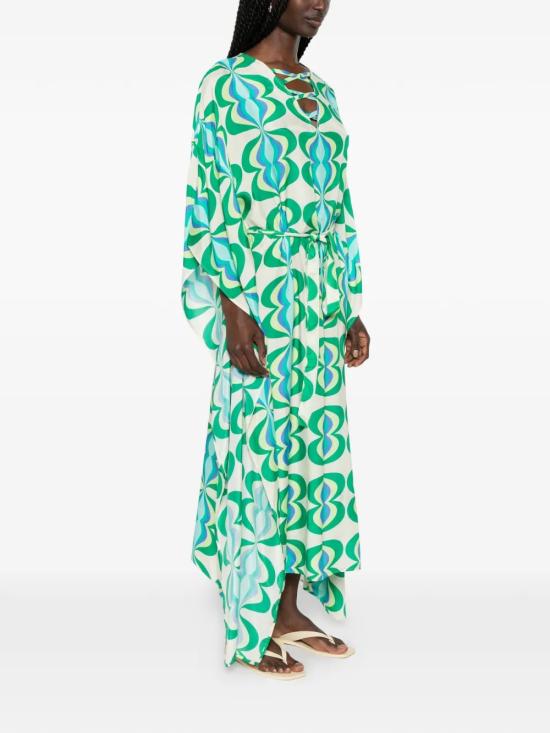 26SS 선드레스 롱 원피스 R26007LAVANDELULLAHPRINT Green - SUNDRESS