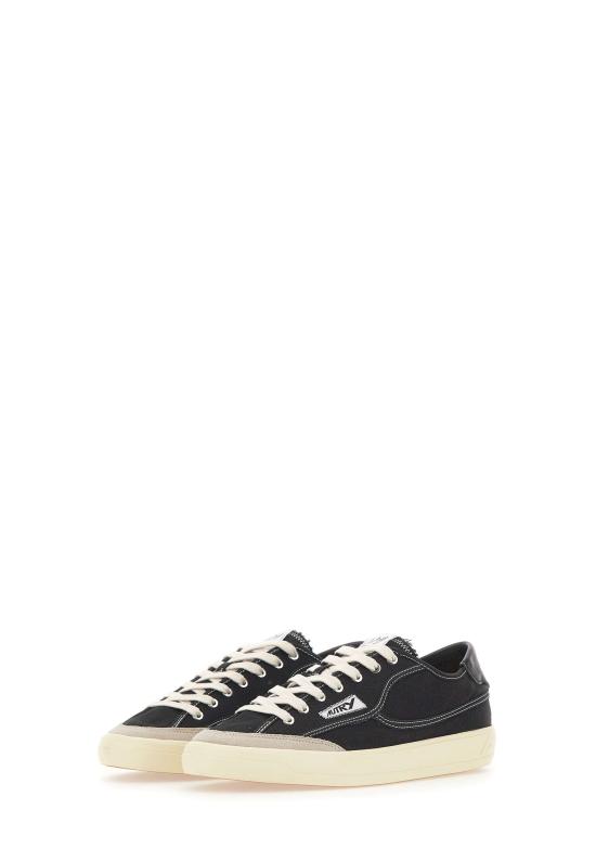 26SS 오트리 WINDSCAPE 로우 스니커즈 캔버스 SCLM CU01 BLACK - AUTRY