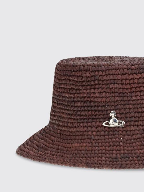 26SS 비비안웨스트우드 버킷햇 81020009K005N D411 Cocoa - VIVIENNE WESTWOOD