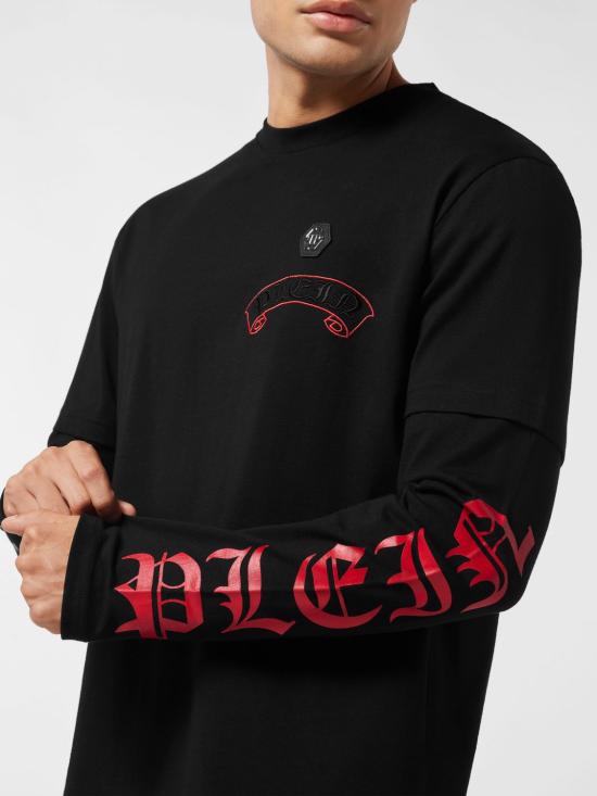 26SS 필립 플레인 긴팔 티셔츠 AAECMTK8689PJY002N 02 Black - PHILIPP PLEIN