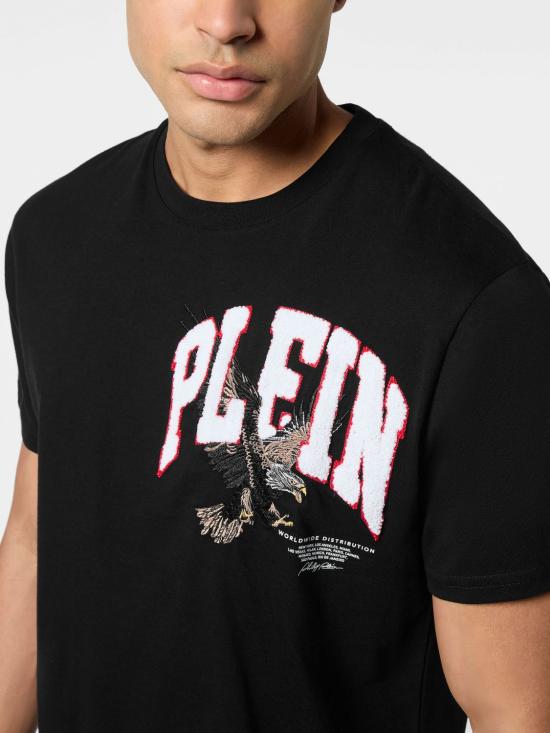 25FW 필립 플레인 반팔 티셔츠 AAECMTK8700PJY002N 02 Black - PHILIPP PLEIN
