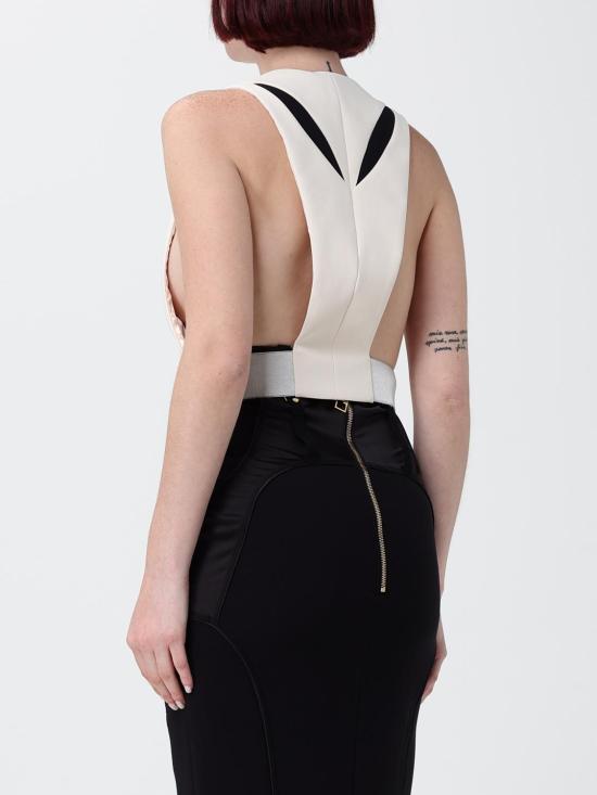 26SS 엘리자베타프랜치 베스트 GL00461E2 E84 Butter - ELISABETTA FRANCHI