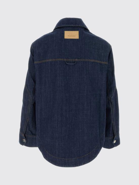 26SS 아미 코튼 아미 드 하트 워커 오버셔츠 UJK899DE0122 402 Indigo - AMI