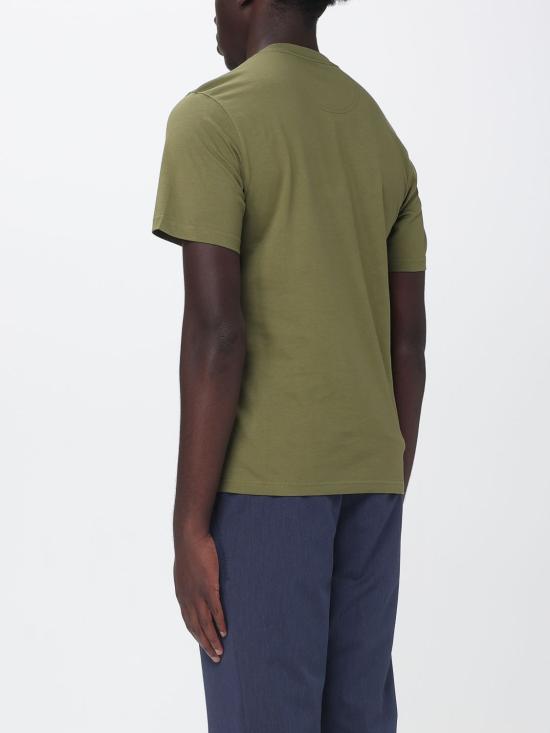 26SS 바버 인터내셔널 스몰 로고 반소매 티셔츠 MTS0141 OL57 Olive - BARBOUR