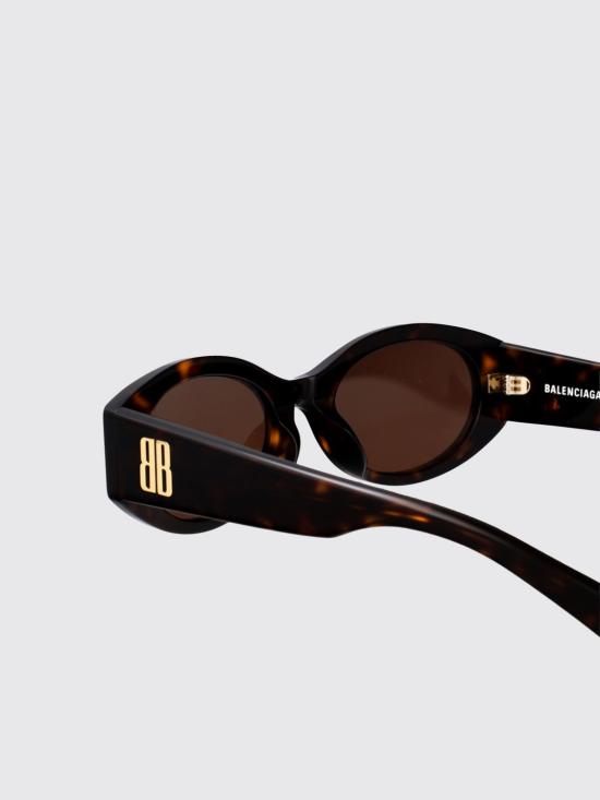 26SS 발렌시아가 선글라스 BB0477SA 002 Brown - BALENCIAGA