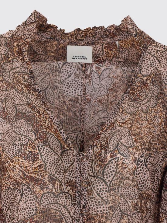 26SS 이자벨마랑 블라우스 HT0868FAD2J07I 10OE Ocher - ISABEL MARANT