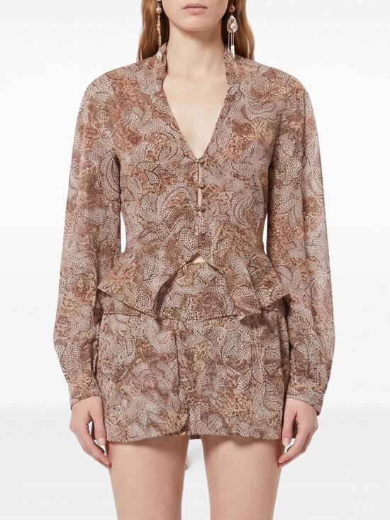 26SS 이자벨마랑 블라우스 HT0868FAD2J07I 10OE Ocher