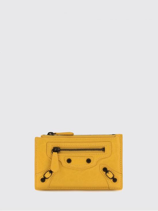 26SS 발렌시아가 르 시티 롱 코인 앤 카드 홀더 8106072ABFY 7014 Yellow