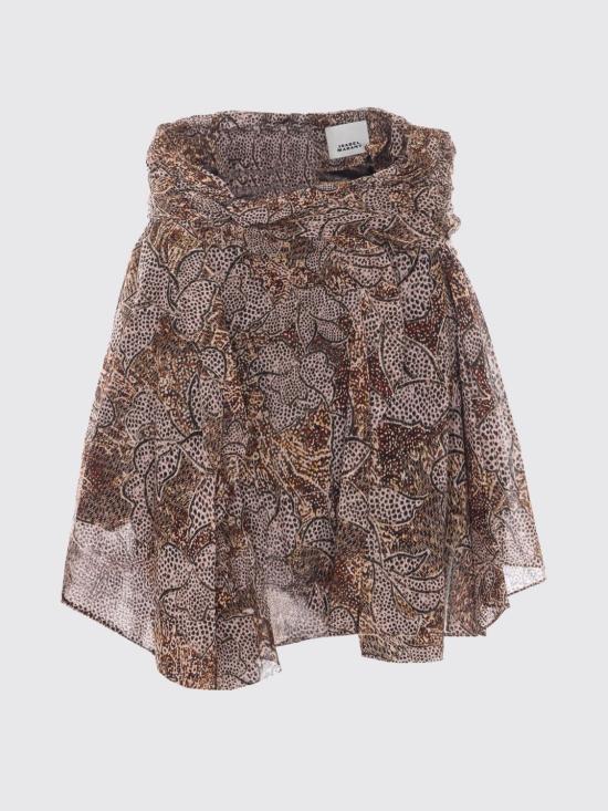 26SS 이자벨마랑 미디 스커트 JU0546FAD2J07I 10OE Ocher - ISABEL MARANT