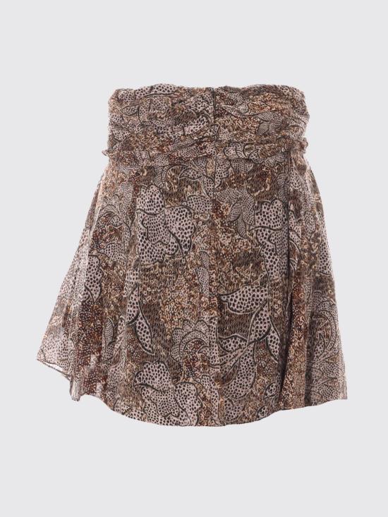 26SS 이자벨마랑 미디 스커트 JU0546FAD2J07I 10OE Ocher - ISABEL MARANT