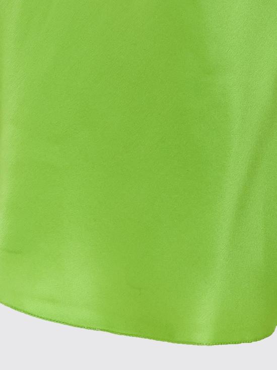 26SS 생로랑 미디 원피스 861314Y7G27 3104 Green - SAINT LAURENT
