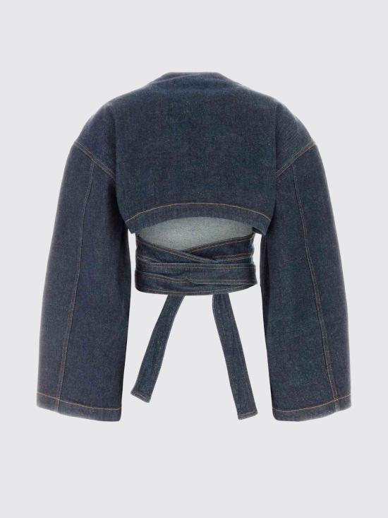 26SS 알라이아 자켓 AA9V1286D008C A08 Blue - ALAIA