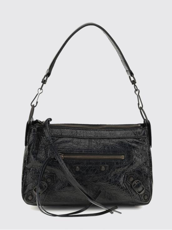 26SS 발렌시아가 르 시티 모토 미니백 8661222ABEK 1000 Black