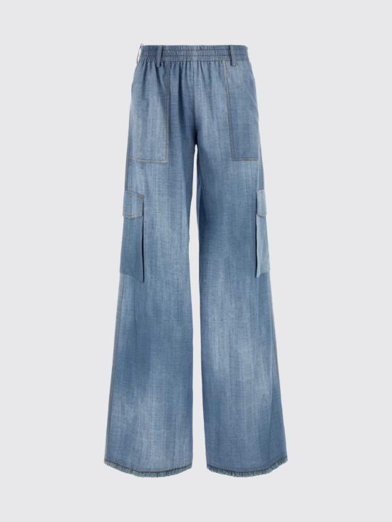 26SS 에르마노 설비노 팔라초 팬츠 D482P753EMY S4217 Denim - ERMANNO SCERVINO