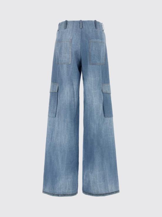 26SS 에르마노 설비노 팔라초 팬츠 D482P753EMY S4217 Denim - ERMANNO SCERVINO