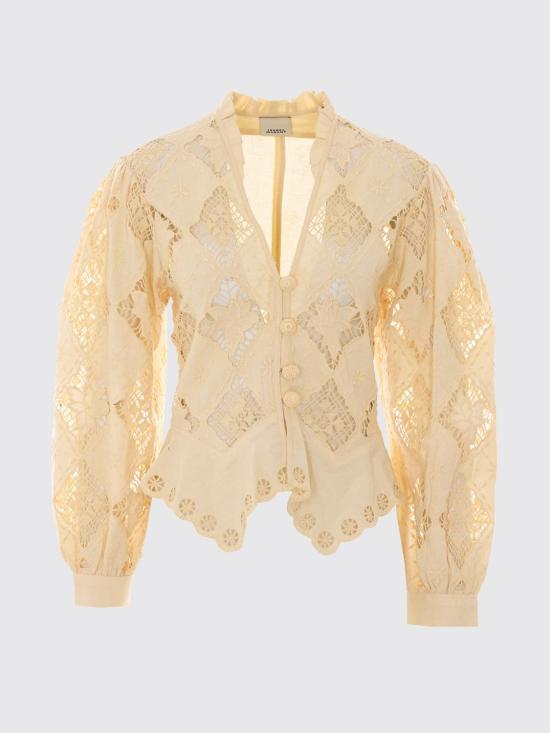 26SS 이자벨마랑 블라우스 HT0856FAD2J01I 23SU Yellow - ISABEL MARANT