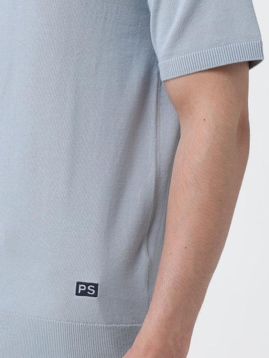 26SS 폴 스미스 폴로 티셔츠 M2R818ZV22594 40 Blue 1 - PAUL SMITH