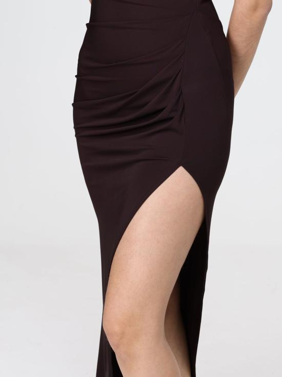 26SS 엘리자베타프랜치 미디 원피스 AB9061E2 EV9 Brown - ELISABETTA FRANCHI