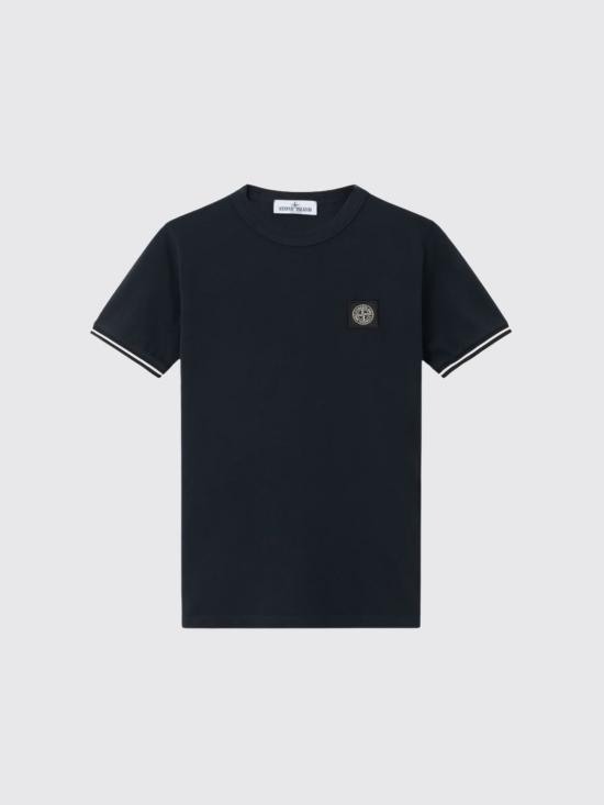 26SS [키즈] 스톤 아일랜드 티셔츠 2100001S0018 V0020 Blue