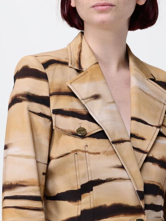 26SS 엘리자베타프랜치 수트 자켓 GI23762E2 470 Camel - ELISABETTA FRANCHI