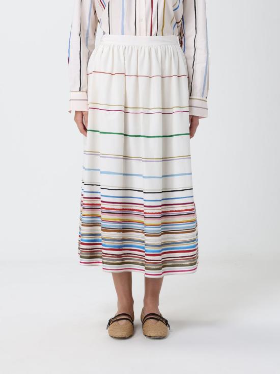26SS 폴 스미스 롱 스커트 W1R311SV11230 92 White