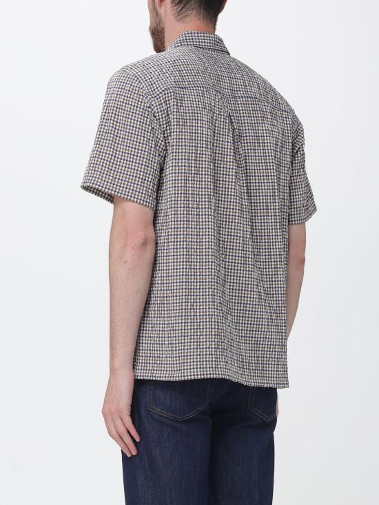 26SS 엠포리오 아르마니 반팔 셔츠 EM004856AF23206 F6214 Brown - EMPORIO ARMANI