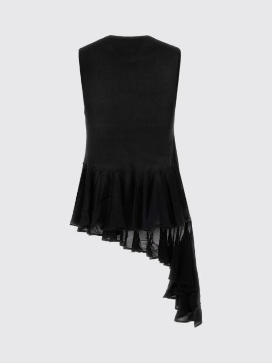 26SS 알라이아 긴팔 티셔츠 AA9H1483K177C 995 Black - ALAIA