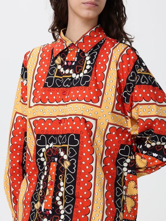 26SS 알레산드로 엔리케즈 블라우스 S43POP FOULARD Red - ALESSANDRO ENRIQUEZ