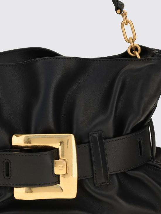 26SS 발망 숄더백 GN0KK990LSAX 0PA Black - BALMAIN