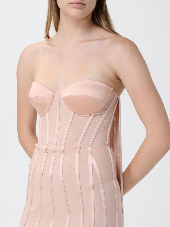 26SS 엘리자베타프랜치 롱 원피스 ABR3763E2 EA1 Blush Pink - ELISABETTA FRANCHI