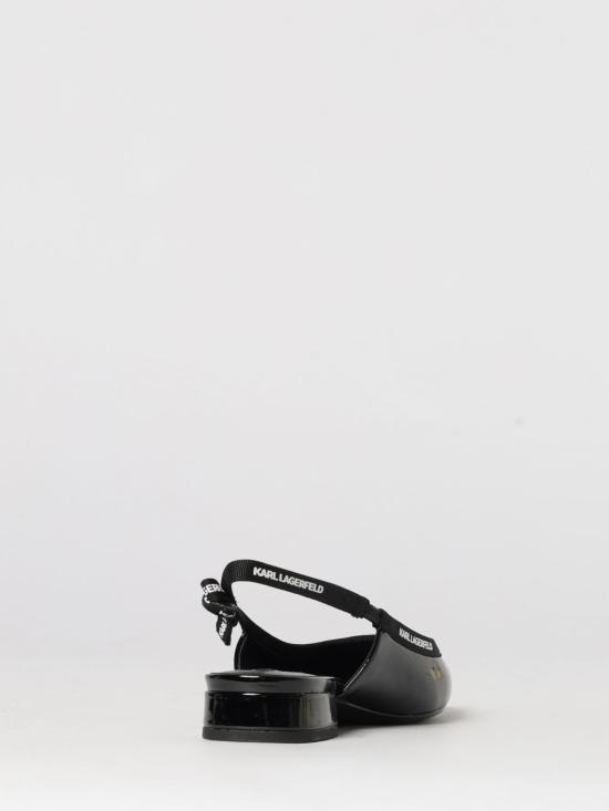 26SS 칼라거펠트 플랫 슈즈 KL40159 1BP Black - KARL LAGERFELD